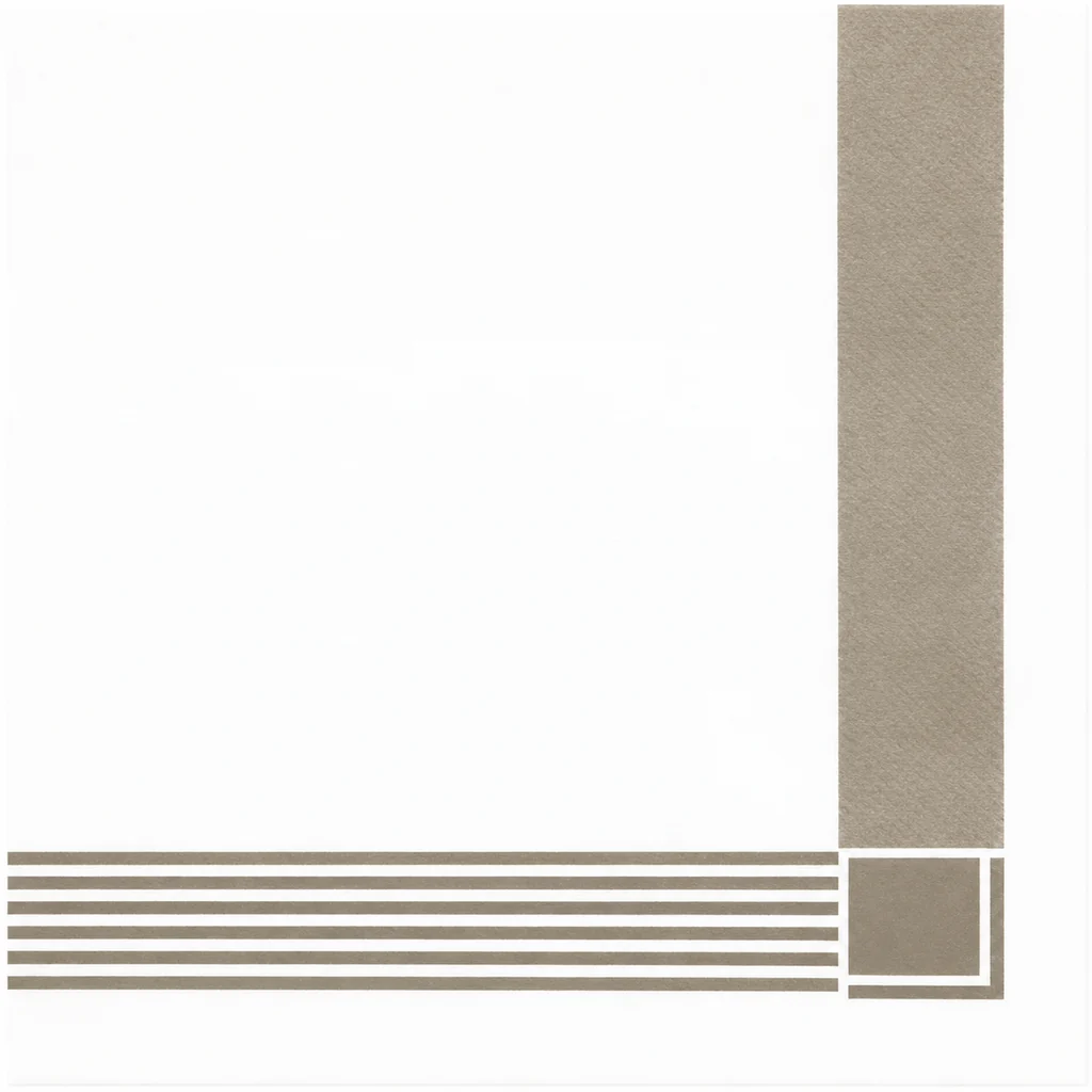 Tovagliolo Piega 1/4 · Maya — Tovagliolo Piega 1/4 · Maya · Creta — 40 × 40 cm. Immagine illustrativa del prodotto.